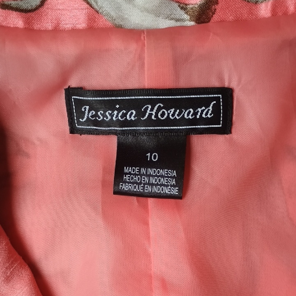 Jessica Howard Pink Floral Sleeveless Dress - Picture 2 of 9